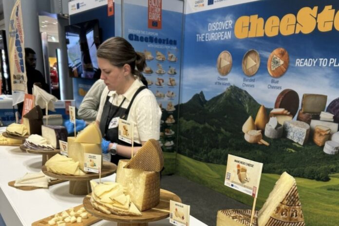 European cheeses at Summer Fancy Food Show